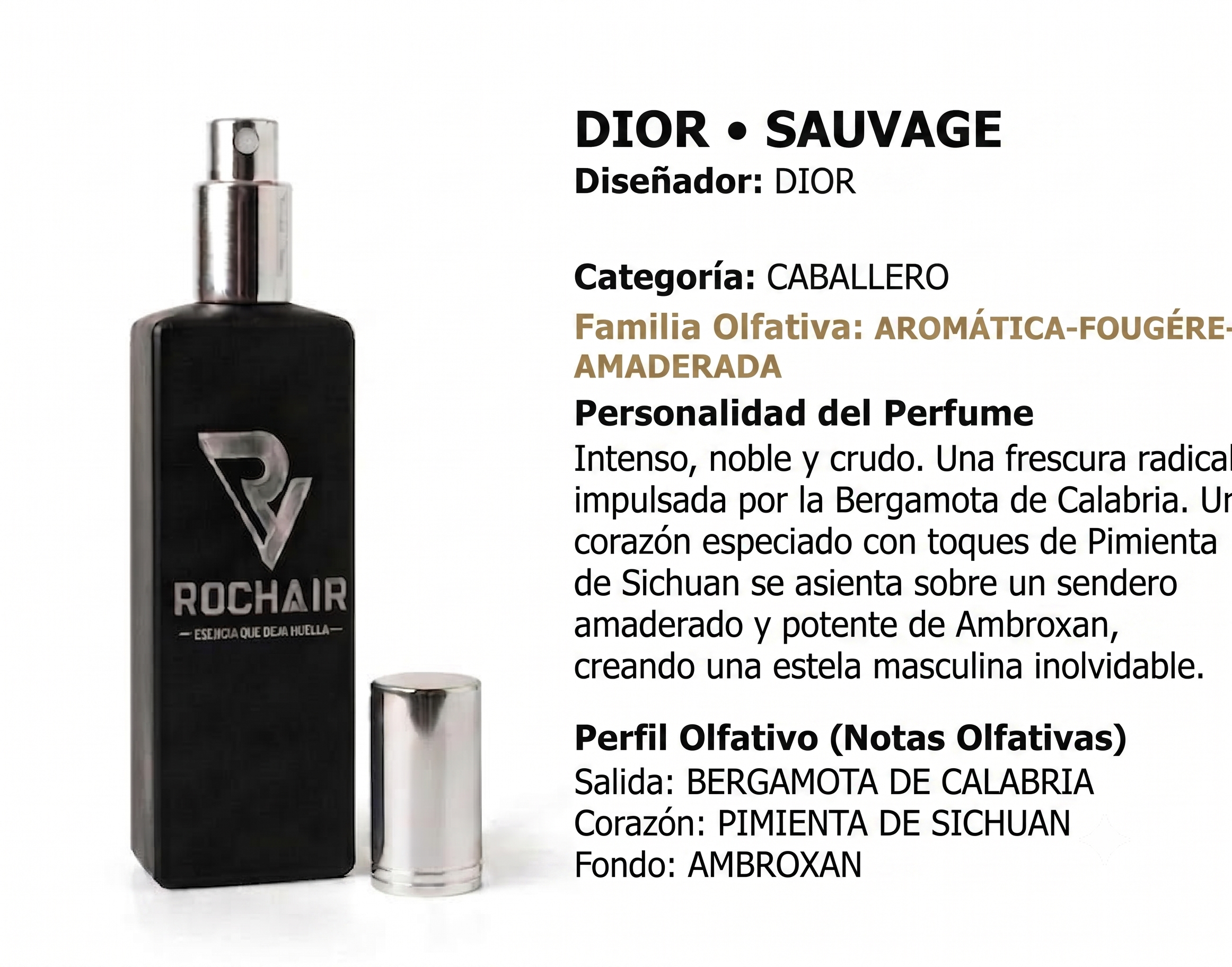 Instinto Azul | Inspirado en Sauvage de Dior